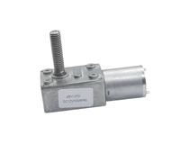 LIUCH JGY-370 M8 Thread Shaft 2rpm-210rpm High Torque DC 6V 12V 24V Worm Gear Motor(2rpm,12V)