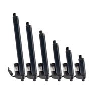 LIUCH Linear 12V 24V 200mm 250mm 300mm Stroke Linear Drive Electric Motor Linear Motor Controller 50/100/300/500/700/1500N(12V 300N 35mm s,Stroke 250mm)