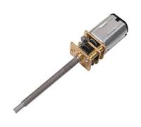 LIUCH Micro DC Reduction Motor GA12-N20-M3*34 Gear Motor With Lengthened Lead Screw High Torque 3V 6V 12V(80,6V)