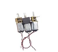 LIUCH Mini N20 Gear Motor DC 3V5V 6V 35/70/100/200/240/500rpm Slow Speed High Torque Full Metal Gearbox Gearwheel DC Motors((B) 100-200RPM_3V-6V)