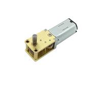 LIUCH Mini N30 Full Metal Gearbox Gear Motor DC 3V-12V 135RPM-580RPM Slow Speed Large Torque Reduction Motor Right Angle D-shaft Robot