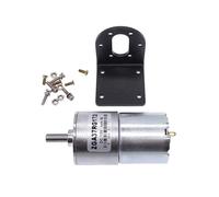 LIUCH Mounting Bracket+gear Motor GA37RG High Torque Electric 12V 24V DC Motor With Motor Holder(100rpm,24V)