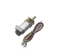 LIUCH N20 Mini Micro Metal Gear Motor DC 3V 6V 12V Encoder Gear Motor 19-3000RPM Slow Speed Reduction Gear Reducer Motor Geared Motors(With mount,3V 375RPM)