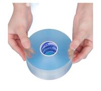 LIUCH Nano Tape Single Sided Tape Transparent Reusable Waterproof Adhesive Tapes Cleanable Kitchen Bathroom Supplies Tapes(3M_2MM_10MM)