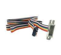 LIUCH PLC Connector Extention Cable 10pin Female Male 0.5m 1m 2m Frequency Converter Panel Extention Line(0.5m)