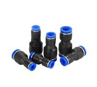 LIUCH Pneumatic Fittings Fitting Plastic Connector Reducing Joint PG for Air Water Hose Tube Push in Straight Gas Quick Connection(12-10mm)