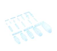 LIUCH PP Pipe Fitting 1.6mm-25mm Pagoda Polypropylene Constant Direct Flow Hose Connecto Home Garden Aquarium Fluid Transport(1 Pcs,5MM_Other)