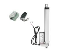 LIUCH RF Remote Control And Linear 12V 750N Metal Gear DC Electric Drive Window Opener Linear Motor 50mm 100mm 150mm Stroke(50MM STROKE_SILIVER COLOR)