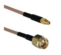 LIUCH RG316 SMA RP SMA to MCX MMCX Male plug & Female jack Straight & Right Angle RF Jumper pigtail Cable 4inch~10FT(SMA M to MMCX M,6inch (15CM))