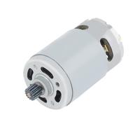 LIUCH RS550 21V DC Motor 9/11/12/14 Teeth 10.8/12/14.4/16.8/25V Brushed Motor For Mini Logging Saw Chainsaw Power Tool Accessories(14 Teeth 21V)