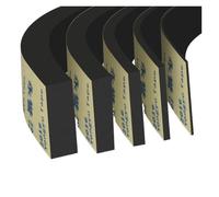 LIUCH Rubber Self Adhesive Sponge Seal Strip Single Sided Adhesive EVA Black Foam Anti-collision Seal Gasket Width10-50mm Thick 1-5mm(Black,2mX30mmX8mm)