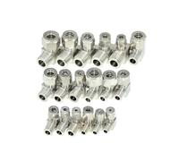 LIUCH SS 304 Ferrule Compression Pipe Fitting Connector 1/8 1/4 3/8 1/2 NPT PT Thread 6 8 10 12mm 1/4 1/2 Tube Stainless Steel Adapter(PL-BSPT,6MM OD Tube_1I8 Thread)