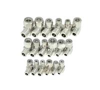 LIUCH SS 304 Ferrule Compression Pipe Fitting Connector 1/8 1/4 3/8 1/2 NPT PT Thread 6 8 10 12mm 1/4 1/2 Tube Stainless Steel Adapter(PL-NPT,6MM OD Tube_1I2 Thread)