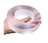 LIUCH Super Strong Nano Double Sided Tape Transparent Reusable Waterproof Adhesive Tapes Cleanable Home Kitchen Bathroom Sticky 50mm(1M_2MM_20MM)