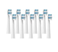 LIUCH Toothbrushes Heads for Electric Toothbrushes E1-9/SG2303/SG575 Vacuum Packing(10pcs White)