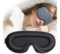 liuchanghe 100% Blackout Sleep Mask for Women & Men, Soft and Comfortable Eye Mask for Sleeping, Eye Mask with Adjustable Strap for Sleeping, Nap, Meditation, Travel