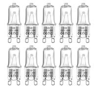 liuchanghe G9 Halogen Light Bulbs 28W, G9 Dimmable Capsule Bulbs, Warm White 2800K, Non-Flicker,10 Pack