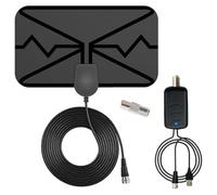 liuchanghe Powerful Amplified Indoor TV Antenna, Can Receive DVB-T2 Signals Within 250 Km Range, Digital Terrestrial Antenna Supports Smart TV 4K HD/1080P
