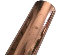 LIUCHUCHU Car Vinyl Wrap Stretchable Teal Blue Chrome Mirror Vinyl Wrap Motorbike Scooter Car Sticker Decal Wrapping(Rose Gold,20cm x 152cm)