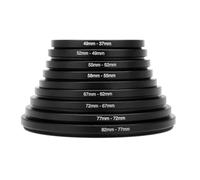 LIUDONGX 1Pcs 77MM to 52/58/62/67/72/82mm Filter Step Up Adapter Ring for Camera Lens Filter(77 to 67mm)