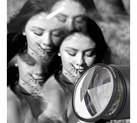 LIUDONGX 55/58/62/67/72/77/82mm Camera Filter Kaleidoscope Special Effects Photography Accessories DSLR Lens Prism(With 67 adapter ring,Five-side Prism)