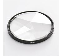 LIUDONGX Camera Lens Filter Colored Glass Prism 77mm Kaleidoscope Prism Variable of Subjects Camera Photography Accessories(With 82 adpater)