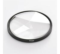 LIUDONGX Camera Lens Filter Colored Glass Prism 77mm Kaleidoscope Prism Variable of Subjects Camera Photography Accessories Prismlensfx(With 72 adpater)