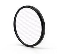 LIUDONGX Rainbow BLUE Orange Streak Filter 77/82mm Flare Radiant FX Filter(With 62mm Adapter,Red Flare)