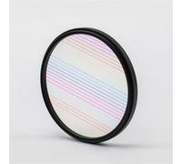 LIUDONGX Rainbow BLUE Orange Streak Filter 77/82mm Flare Radiant FX Filter(With 67mm Adapter,Rainbow Flare)