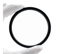 LIUDONGX White Streaks Effect FX Filter Camera Radia Flare Filter Blue Rainbow Colorful Gold 77/82mm Star Light Night Shoot Radiant(58mm)