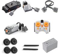 liuduo 12-Piece Power Function Set Remote Control Battery Box Train Engines for Technology Train Compatible with