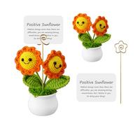 liuer Mini Flower Toys, Funny Personalized Encourage Gift, Funny Gifts Friend, Gift for Special Friend, Artificial Flowers for Home Office Decoration(A)