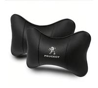LIUFUMEI 2 Pcs Ergonomic Car Neck Pillow for Peugeot 308 Iii Active Pack/Allure/Allure Pack 2021-2024,Perforated Leather Memory Foam Headrest Cushion for Driving Comfort Breathable Cervical Support