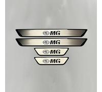 LIUFUMEI 4 Pcs Hochwertige Edelstahl-Autotüreinstiegsleisten for Mg 4 2022-2023, intertor Covers Scuff Sill Guard Car Door Sill Scuff Plate,Black