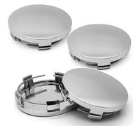 LIUFUMEI 4 Pcs Wheel Hub Covers for VW Multivan T7 2021-2025, Wheel Centre Caps Waterproof, Dustproof, Anti-Rust (OD 60mm ID 56mm),Silver