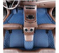 LIUFUMEI Luxury Car Floor Mats for BMW 5 Series E39 1995-2003, 5-Layer All-Weather Waterproof Leather Foot Carpets Tailored,blue