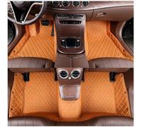 LIUFUMEI Luxury Car Floor Mats for BMW 5 Series E60 + E61 2003-2010, 5-Layer All-Weather Waterproof Leather Foot Carpets Tailored,yellow