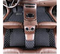 LIUFUMEI Luxury Car Floor Mats for Harvard H4 2018-2020, 5-Layer All-Weather Waterproof Leather Foot Carpets Tailored, black white
