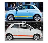 liuguoqiang Car Decals for Abarth 500 595,Personalized Vehicle Body Stickers Waterproof Car Stickers,Custom Car Stickers for Bumper and Side Skirts Car Exterior Decoration,B-Yellow