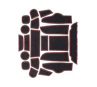 liuguoqiang Comprehensive Interior Protection Mats for BMW F25 X4 F26 2011~2018,Door Panel Liners & Cup Slot Pads,Anti-Slip Wear Resistance for Vehicle Cabins,Red