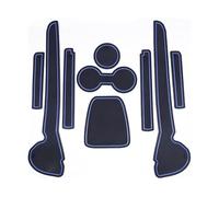 liuguoqiang Comprehensive Interior Protection Mats for VW POLO 6R 6C MK5 2010-2017,Door Panel Liners & Cup Slot Pads,Anti-Slip Wear Resistance for Vehicle Cabins,Blue