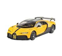 LIUHAN 1:18 Scale For Bugatti For Chiron Alloy Car Model with Lights & Sounds Battery not included(Yellow)