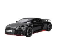 LIUHAN 1:24 for Audi R8 V10 Plus sports car model simulation alloy super not include batteries(Blackone)