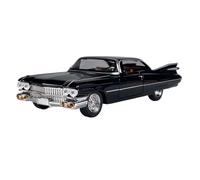 LIUHAN 1:24 For Cadillac For Eldorado Biarritz 1959 Series 62 Alloy Diecast Model Miniature Voiture Battery not included(Blackone)