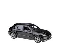 LIUHAN 1:24 for Porsche for Macan SUV Scale alloy racing car Alloy Diecast Cars Model not include batteries(Blackone)