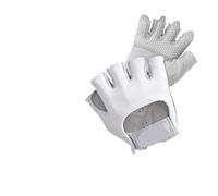 LIUHLFSR 1 Pair Gym Body Building Training Fitness Gloves Sports Weight Lifting Exercise Slip-Resistant Gloves for Women Men Yoga Gloves Suitable For Sports And Fitness, Outdoor Activitie(White,M)