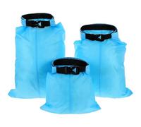 LIUHLFSR 3pcs Waterproof Dry Bag Set 1.5L 2. 3. Soft Nylon Watertight Closure Camping Kayaking Canoeing Storage Pouch Boat for Paddleboarding, Swimming