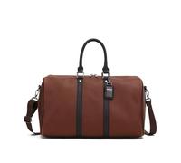 LIUHLFSR Casual Men's Leather Big Crossbody Bag Man Large Capacity Travel Tote Weekend Bag Convenient Carry On Luggage Male Duffel Bags For Travel Business