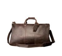 LIUHLFSR Men's Vintage Leather Office Messenger Briefcase Genuine Leather Shoulder Bag Handmade Big Capacity Outdoor Travel Totes For Travel Business