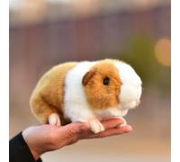 LIUHONGFEI Simulation Hamster Plush Toy, Stuffed Animal Doll, Guinea Pig Doll. Squeezing The Body can Make a Sound. (Two-Color Hamster Cannot Make a Sound.)